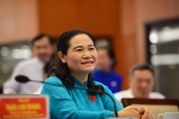 Bà Nguyễn Thị Lệ, Chủ tịch HĐND TP. HCM khóa IX, nhiệm kỳ 2016-2021.
