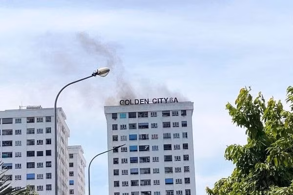 Hình ảnh chung cư Golden City 6 ở TP.Vinh, nơi xảy ra vụ cháy. Ảnh: dantri.com.vn