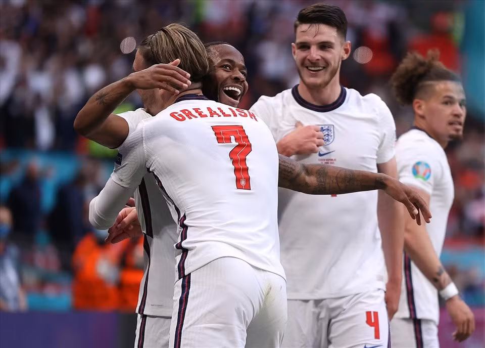 Đội tuyển Anh đã giành 3 điểm và chiếm ngôi đầu bảng D. Ảnh: UEFA