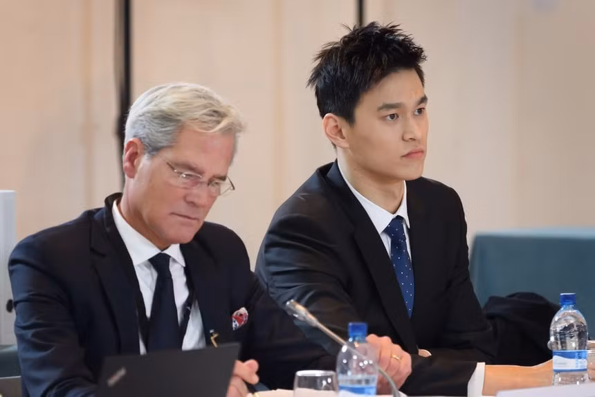 Sun Yang có thể trở lại tại Olympic Paris 2024. Ảnh: Sina