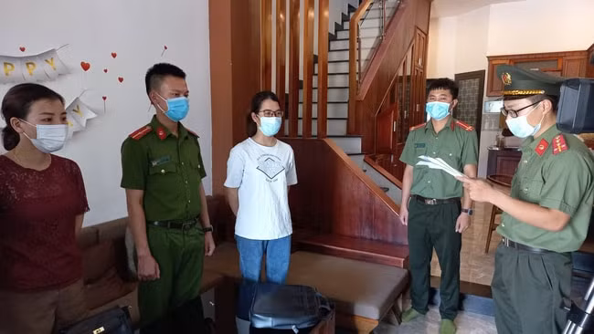 Khởi tố bị can, bắt tạm giam Lê Thi Thanh Lộc. Ảnh: CACC