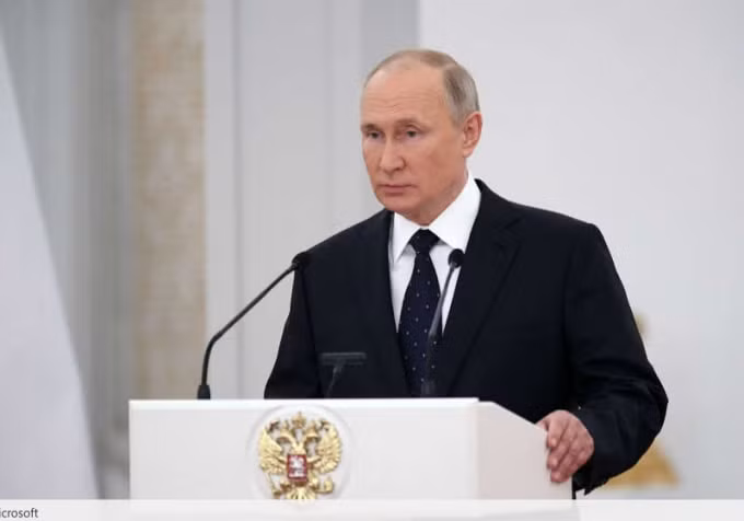 Vladimir Putin cáo buộc Hoa Kỳ tổ chức đảo chính ở Ukraine. @ Getty