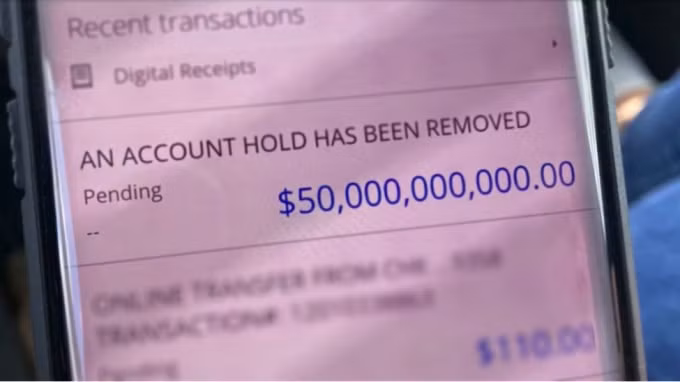 50 tỷ USD đã gửi nhầm vào tài khoản của cặp vợ chồng Darren James.