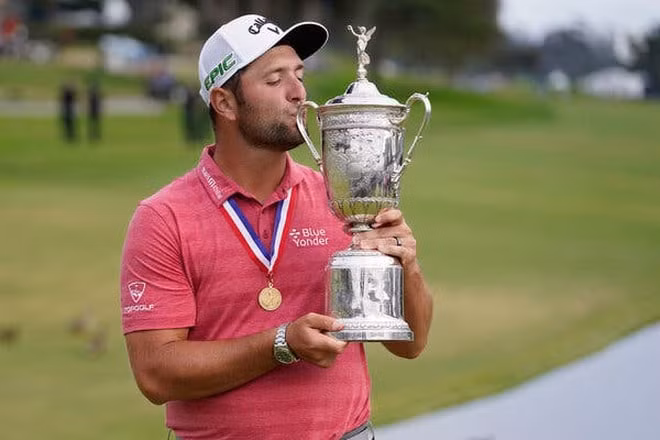 Jon Rahm vô địch US Open 2021 và trở lại vị trí số một thế giới. Ảnh: internet