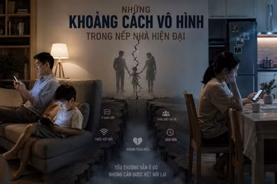 Xóa đi những khoảng cách vô hình trong nếp nhà hiện đại