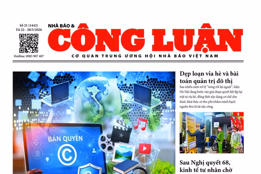 Nhà báo và Công luận số 21-2026