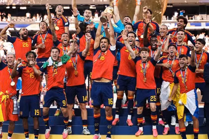 Tây Ban Nha trở thành nhà vô địch World Cup 2026 sau 120 phút nghẹt thở tại New York. Ảnh: FIFA