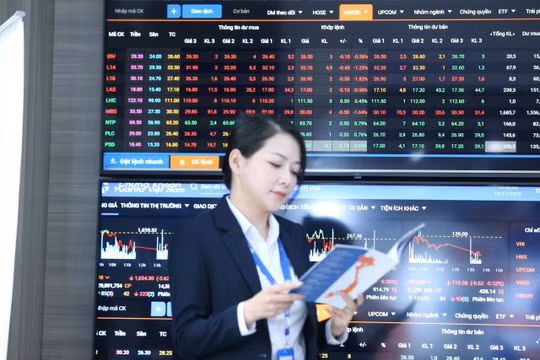 Ảnh minh hoạ giao dịch thị trường. Ảnh: PT