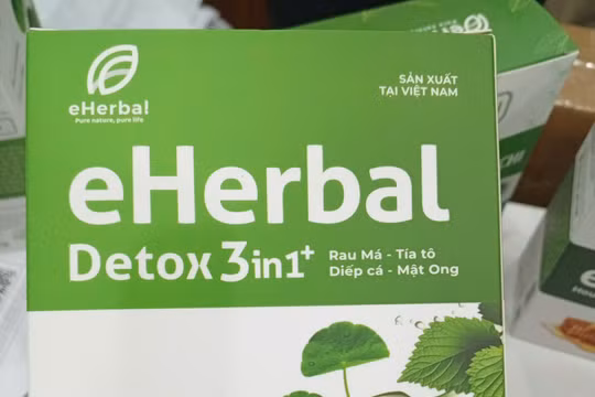 Bột rau vi phạm của Eherbal bị tiêu hủy 100%, không được phép lưu thông trở lại