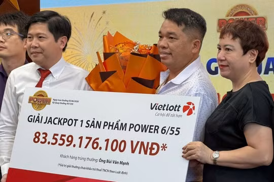 Trúng hơn 84 tỷ đồng xổ số, người đàn ông 'may mắn nhất Việt Nam' phải nộp hơn 8,4 tỷ đồng tiền thuế