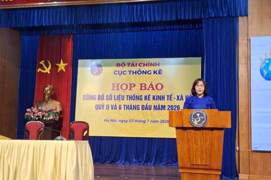 GDP Việt Nam 6 tháng đầu năm 2026 đạt 8,18%