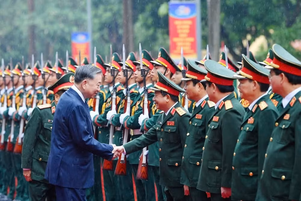 tong bi thu chu tich nuoc to lam du le ky niem 50 nam ngay truyen thong tong cuc ky thuat bo quoc phong hinh 1