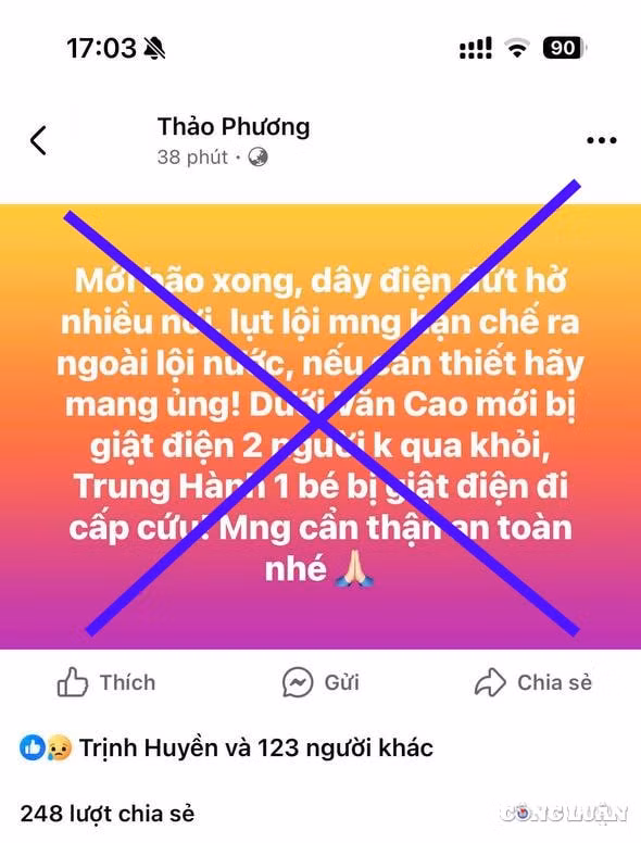 hai phong phat 5 trieu dong doi voi ca nhan dang tai thong tin sai su that hinh 1