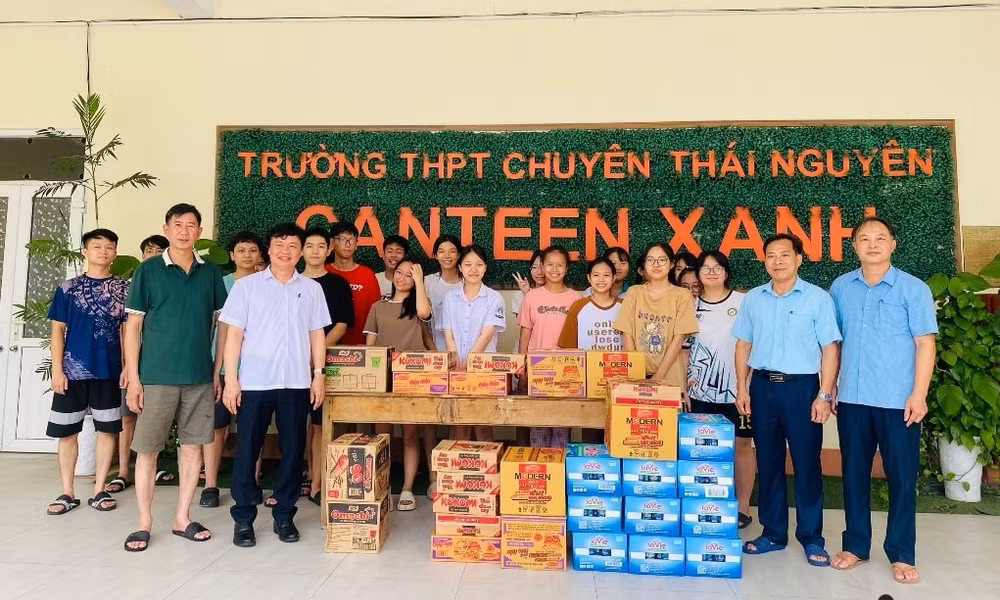 cac truong hoc tai thai nguyen khac phuc hau qua sau lu don hoc sinh tro lai hinh 2