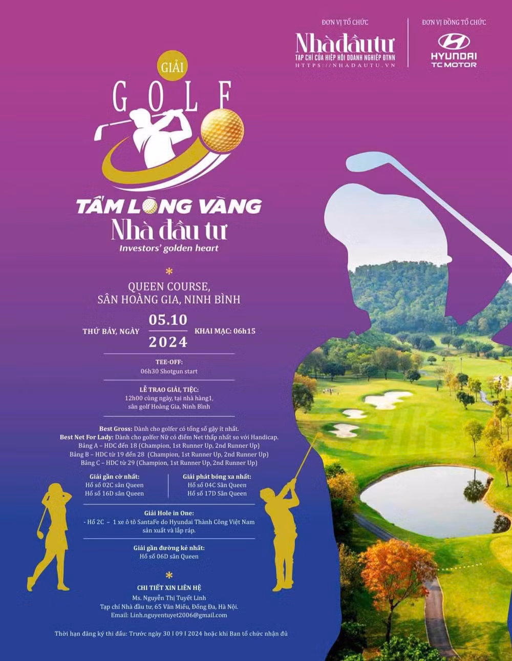giai golf tu thien tam long vang nha dau tu dien ra vao ngay 5 10 hinh 1