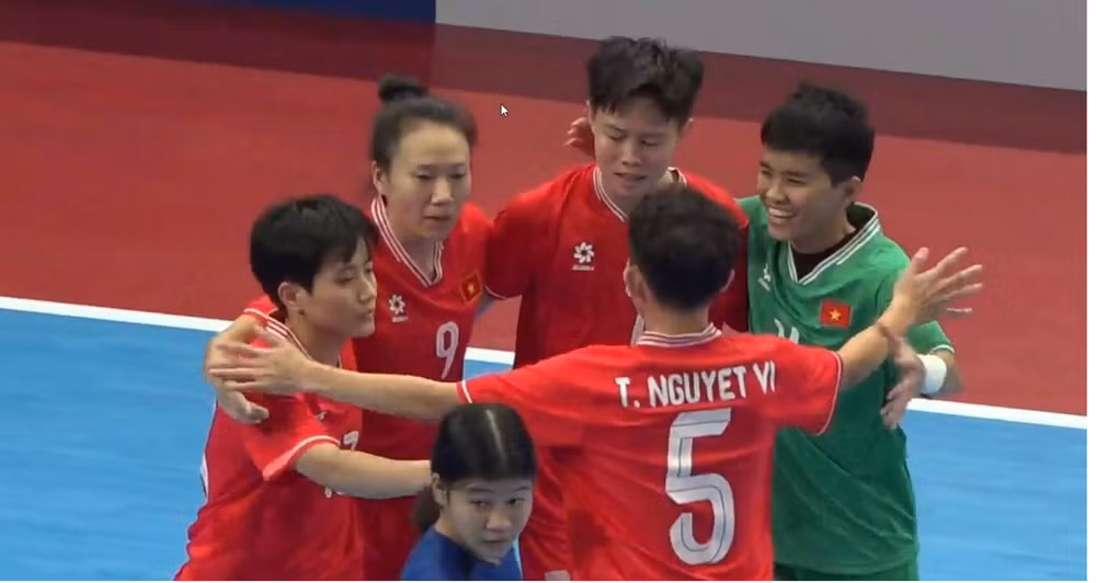 doi tuyen futsal nu viet nam vao chung ket giai futsal nu dong nam a hinh 1