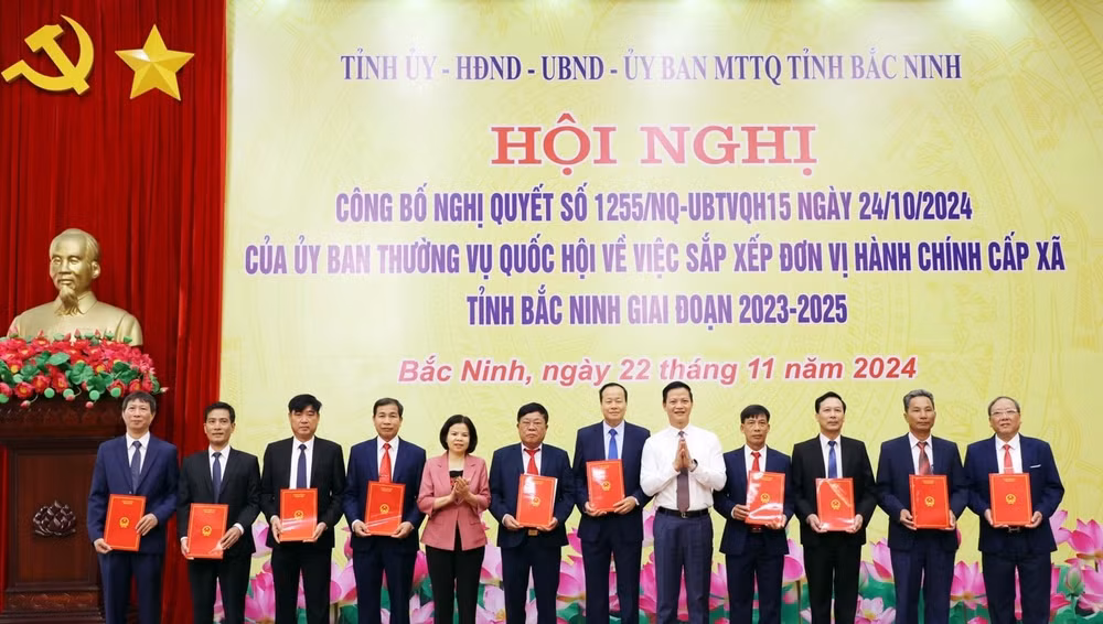 bac ninh giam 5 don vi hanh chinh cap xa sau sap xep hinh 1