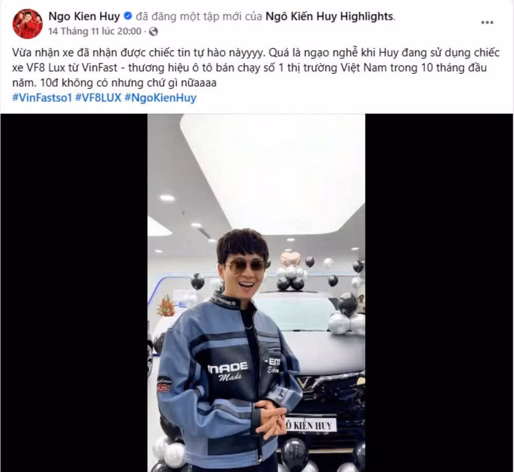 nhieu nguoi noi tieng tu hao khi dung xe vinfast hinh 1
