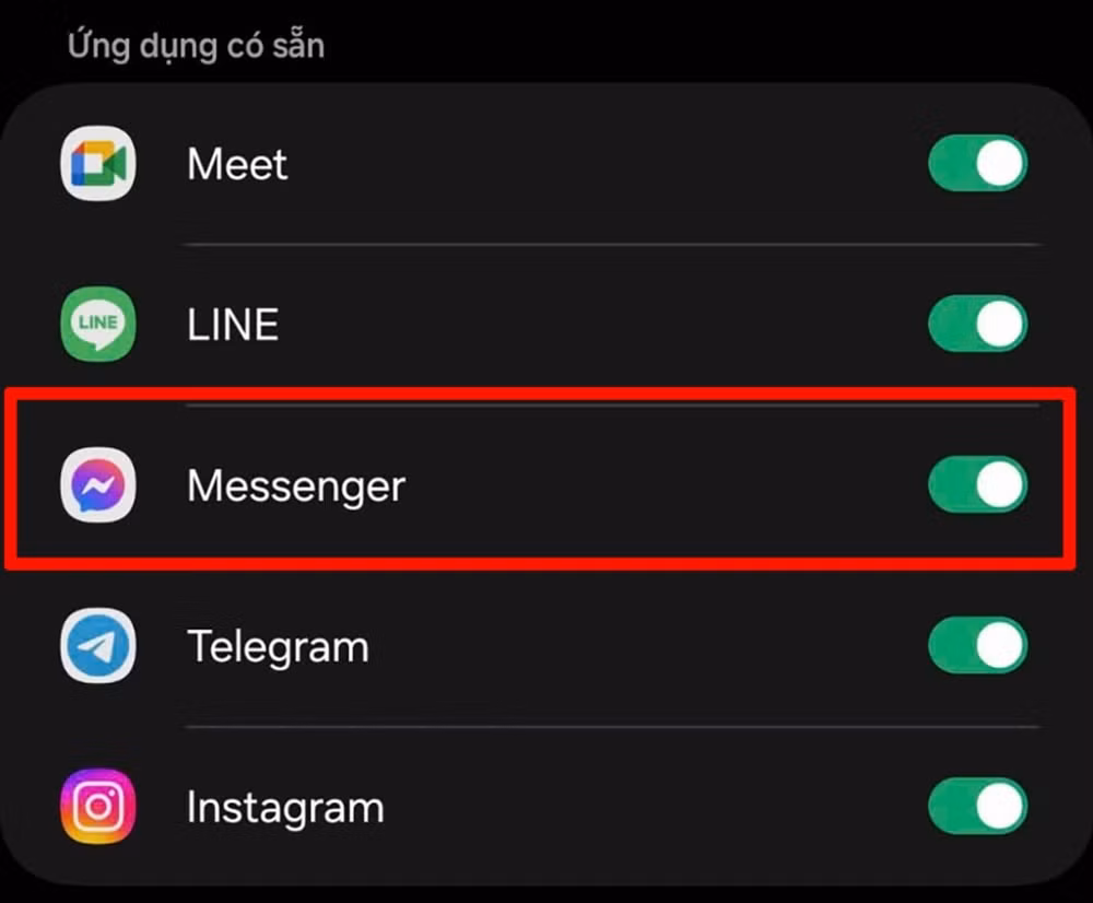 cach dich truc tiep cuoc goi tren messenger voi galaxy ai hinh 4