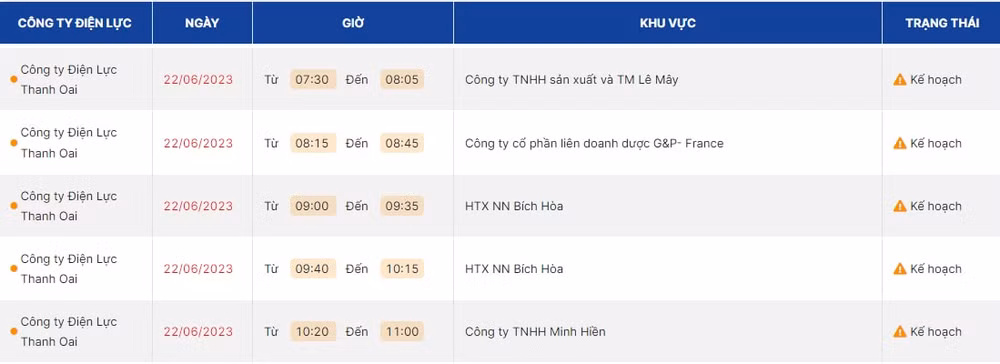 lich cat dien o ha noi 22 6 2023 ha dong thanh oai my duc co ke hoach tam ngung cap dien hinh 3
