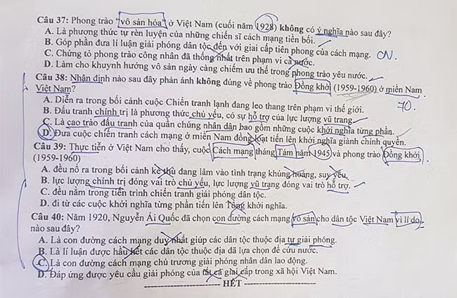 de thi tot nghiep thpt 2023 mon lich su ma de 304 hinh 4