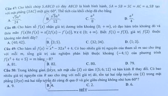 de thi tot nghiep thpt 2023 mon toan ma de 103 hinh 5