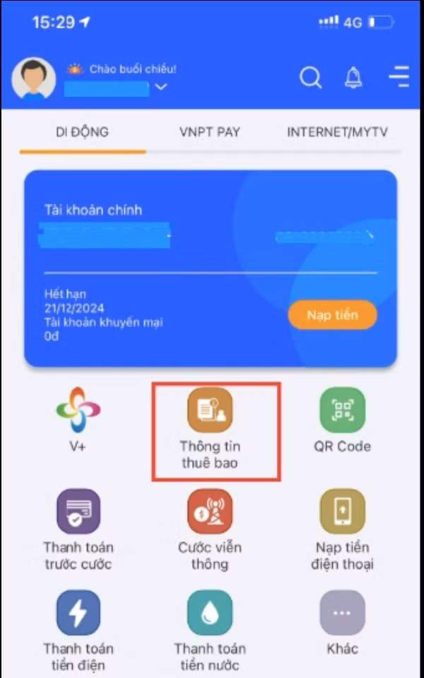 vinaphone huong dan chuan hoa thong tin thue bao voi csdl quoc gia ve dan cu hinh 3