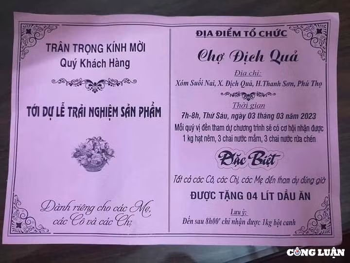 phu tho kip thoi ngan chan nhom nguoi gioi thieu san pham co dau hieu lua dao hinh 1