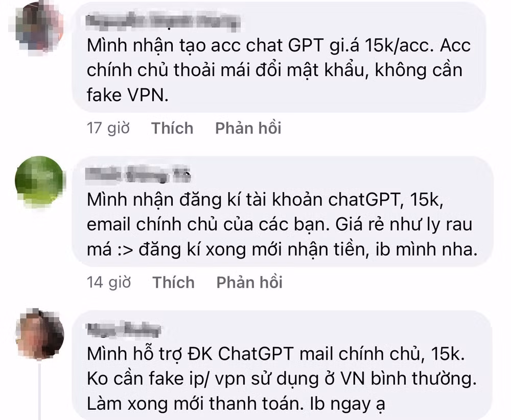 no ro dich vu mua ban tao tai khoan chatgpt tren mang xa hoi hinh 2