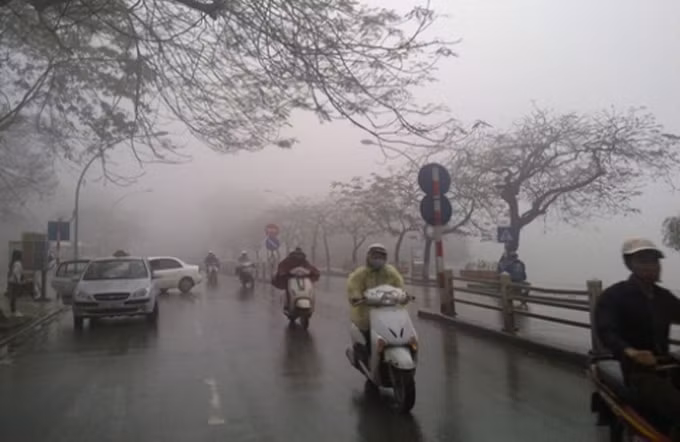 du bao thoi tiet 9 2 2023 mien bac tiep tuc mua nho mua phun va suong mu hinh 1