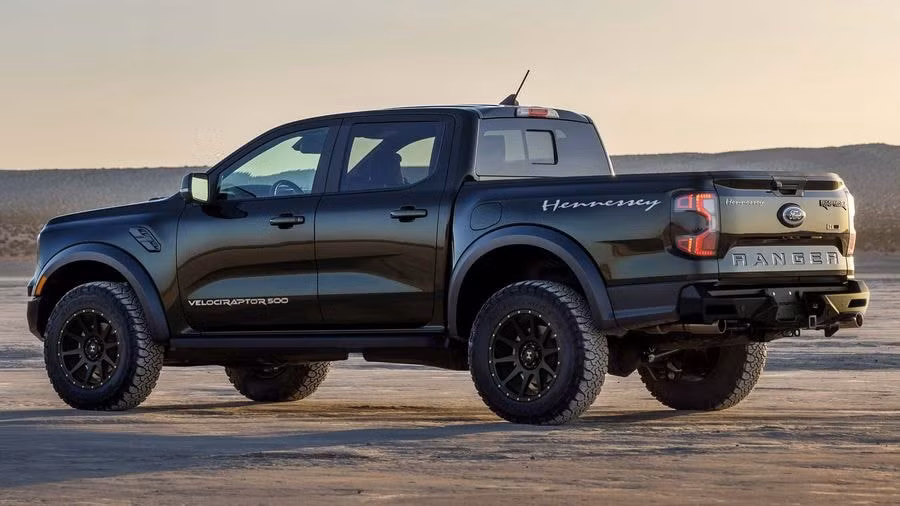 ford ranger raptor 2023 ban do hennessey manh 500 hinh 2