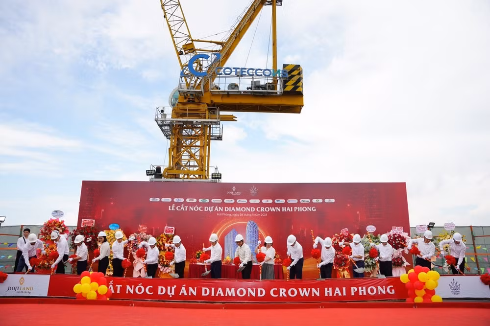 dojiland chinh thuc cat noc du an diamond crown hai phong hinh 1