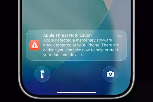 Apple cảnh báo người dùng về nguy cơ bị tấn công bằng phần mềm gián điệp