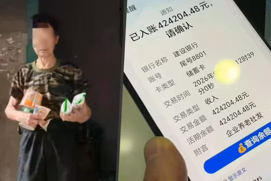 Cụ ông ở Trung Quốc bất ngờ nhận được khoản lương hưu lớn sau 21 năm nhặt rác