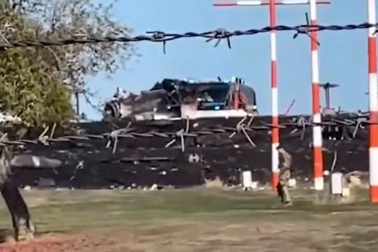 Tiêm kích F-16 của Mỹ rơi gần căn cứ không quân tại Đức