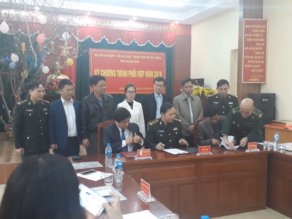 Ký kết phối hợp tuyên truyền năm 2019