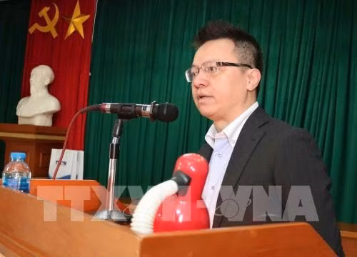Phó Tổng giám đốc, Chủ tịch Liên chi hội Nhà báo TTXVN Lê Quốc Minh. Ảnh: Văn Điệp – TTXVN