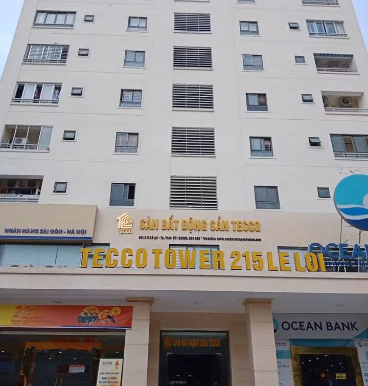 Dự án Tecco Tower ở 215 Lê Lợi, TP. Vinh vi phạm trật tự đô thị nhưng đang 