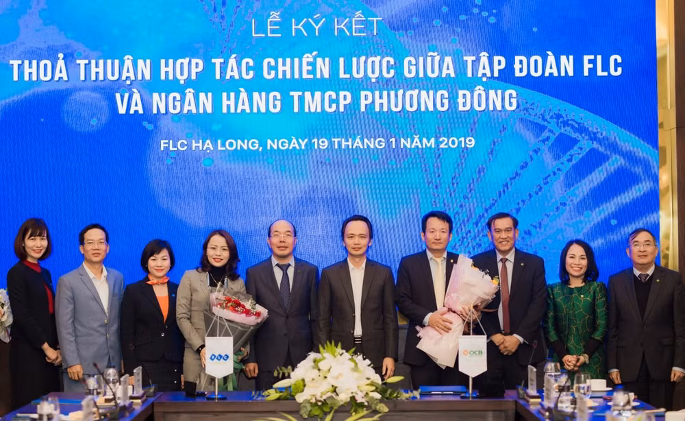Lễ kí kết hợp tác toàn diện giữa Tập đoàn FLC và OCB