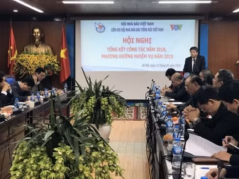 Hội nghị Tổng kết công tác năm 2018, phương hướng nhiệm vụ năm 2019. Ảnh vov.vn.
