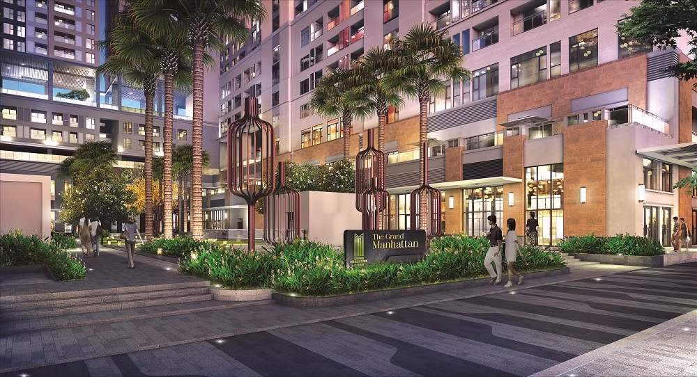 Công viên và cảnh quan nội khu rộng 4.200m2 - Điểm nhấn xưa nay hiếm của dự án Q.1