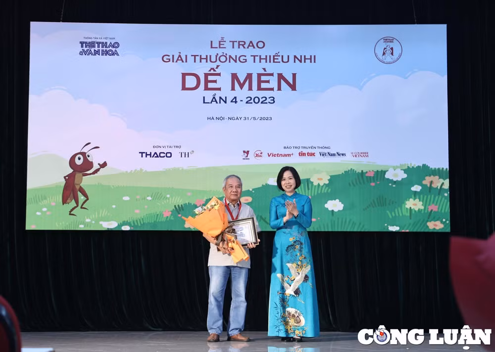 dac sac voi le trao giai thuong thieu nhi de men lan thu 4 nam 2023 hinh 2