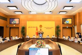 Hội đồng bầu cử quốc gia báo cáo tổng kết bước đầu cuộc bầu cử tại phiên họp thứ 57 của UBTVQH