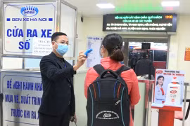 Hà Nội: Các bến xe tăng cường phòng chống dịch COVID-19