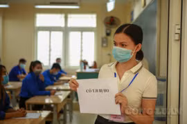Hà Nội: Toàn thành phố diễn tập phòng, chống dịch cho kỳ thi lớp 10 THPT