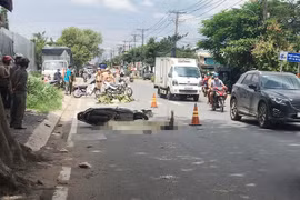 TP.Thủ Đức: Va chạm với xe ben, người phụ nữ tử vong tại chỗ