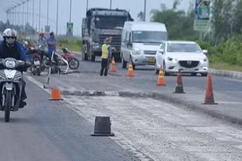 Khẩn trương khắc phục hư hỏng trên Quốc lộ 1 qua tỉnh Quảng Ngãi