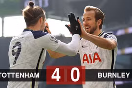 CLB Tottenham đánh bại Burnley ở vòng 26 Ngoại hạng Anh