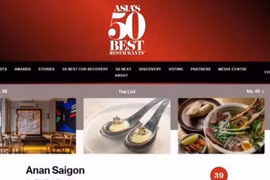 Hai nhà hàng Việt Nam vào top ngon nhất châu Á