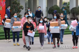 Hà Nội: Dỡ bỏ khu cách ly tập trung cho học sinh, phụ huynh, giáo viên trường Tiểu học Xuân Phương